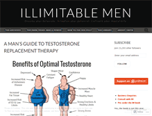 Tablet Screenshot of illimitablemen.com